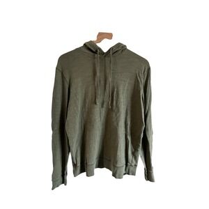 Olive Green Lightweight Hoodie Sweatshirt